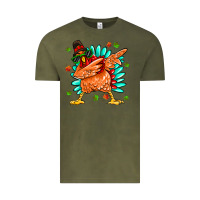 Vintage Olive turkey Vintage Tee - MaliasSmallBusiness
