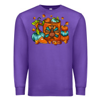 Purple Thanksgiving Coffee Mug Premium Sweatshirt - FaDigitalArtStudio
