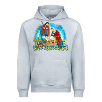 Heather Grey Love Came Down Urban Hoodie - CowhideDigitalArt