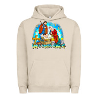 Pigment French Oak Love Came Down Urban Hoodie - CowhideDigitalArt
