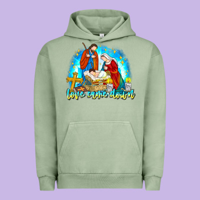 Love Came Down Urban Hoodie Designed By Cowhidedigitalart