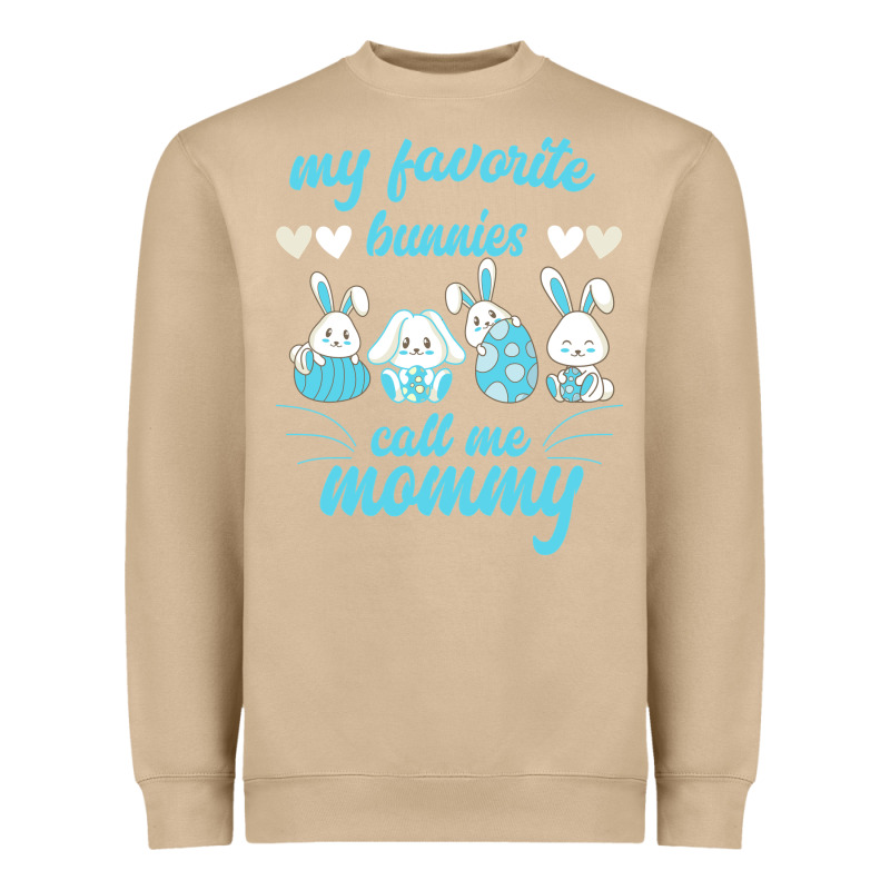 My Favorite Bunnies Call Me Mommy Heavyweight Sweatshirt by Bettercallsaul | Teevron