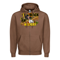 Chestnut i am black history Zipper Hoodie - CowGirlArtShop