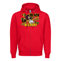 Red i am black history Zipper Hoodie - CowGirlArtShop