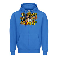 True Royal i am black history Zipper Hoodie - CowGirlArtShop