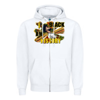 White i am black history Zipper Hoodie - CowGirlArtShop