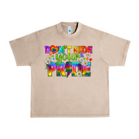 French Oak LGBTQ+ Don't Hide Your Pride Urban Heavy Tee - BundleAndBundleShop