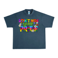 Midnight Navy LGBTQ+ Don't Hide Your Pride Urban Heavy Tee - BundleAndBundleShop