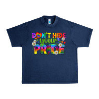 Navy LGBTQ+ Don't Hide Your Pride Urban Heavy Tee - BundleAndBundleShop