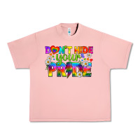 Salmon LGBTQ+ Don't Hide Your Pride Urban Heavy Tee - BundleAndBundleShop