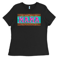 Black floral mama mother's day license plate Ladies Tee - Jasminsmagicworld