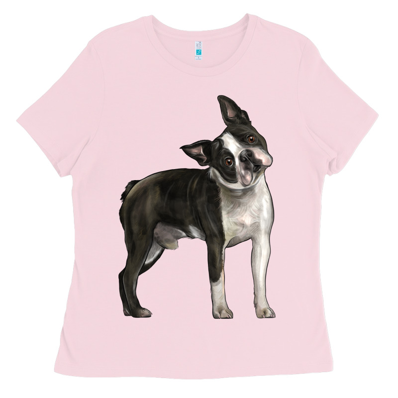 Boston Terrier Ladies Tee by LillyAllenDesigns | Teevron