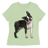Matcha Boston Terrier Ladies Tee - LillyAllenDesigns