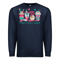 Navy cna certified nursing assistant coffee cups Premium Sweatshirt - OliviaCreatesArt