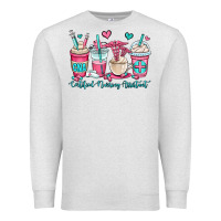 Oatmeal Heather cna certified nursing assistant coffee cups Premium Sweatshirt - OliviaCreatesArt
