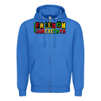 True Royal freedom juneteenth Zipper Hoodie - CowGirlArtShop
