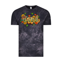 Cloud Black thankful pumpkins Vintage Tee - MaliasSmallBusiness
