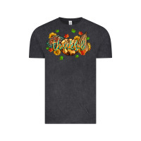 Vintage Black thankful pumpkins Vintage Tee - MaliasSmallBusiness