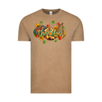 Vintage Coffee thankful pumpkins Vintage Tee - MaliasSmallBusiness