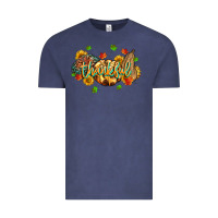 Vintage Denim thankful pumpkins Vintage Tee - MaliasSmallBusiness