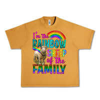 Peanut Butter I'm The Rainbow Sheep Of The Family Urban Heavy Tee - BundleAndBundleShop