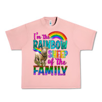 Salmon I'm The Rainbow Sheep Of The Family Urban Heavy Tee - BundleAndBundleShop