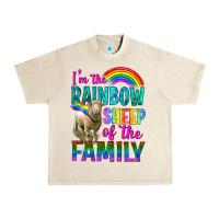 Sandshell I'm The Rainbow Sheep Of The Family Urban Heavy Tee - BundleAndBundleShop