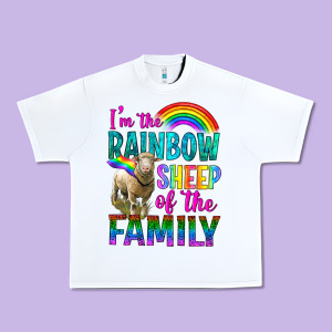 I'm The Rainbow Sheep Of The Family Urban Heavy Tee Designed By Bundleandbundleshop