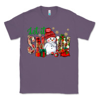 Lavender let it snow with snowman Classic Tee - BundleAndBundleShop