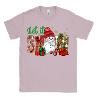 Lilac let it snow with snowman Classic Tee - BundleAndBundleShop