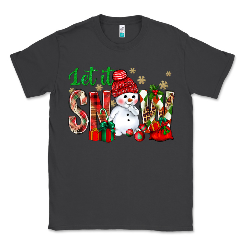 Let It Snow With Snowman Classic Tee by BundleAndBundleShop | Teevron