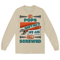 Mushroom if pops can't fix it we are all screwed Long Sleeve Tee - Jasminsmagicworld