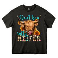 Asphalt don't be a salty heifer long haired cow Heavy Core Tee - Jasminsmagicworld