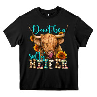 Black don't be a salty heifer long haired cow Heavy Core Tee - Jasminsmagicworld