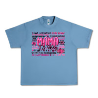 Pebble Blue mama its okay typography Urban Heavy Tee - JahusDesignShop