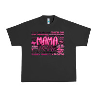 Pigment Black mama its okay typography Urban Heavy Tee - JahusDesignShop