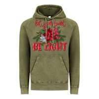 Vintage Olive Let your heart be light Vintage Hoodie - MaliasSmallBusiness