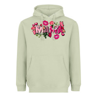 Matcha Valentine's Day mama Heavyweight Hoodie - FaDigitalArtStudio