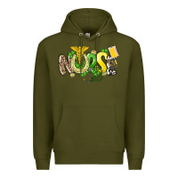 Army Green Nurse St. Patrick's Day Premium Hoodie - HowdyJamesFarm