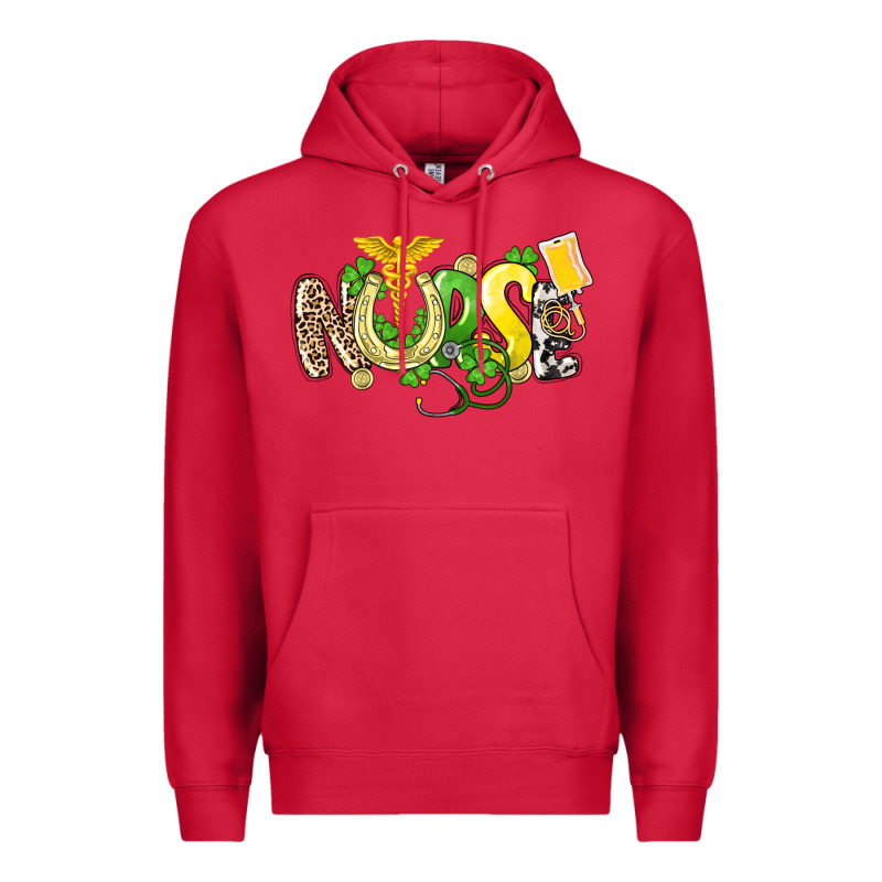 Nurse St. Patrick's Day Premium Hoodie by HowdyJamesFarm | Teevron