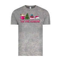 Cloud Rock tis the season pink christmas Vintage Tee - MaliasSmallBusiness