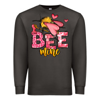 Smoke Bee Mine Valentines Day Premium Sweatshirt - OliviaCreatesArt