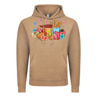 Vintage Coffee mexican deserts christmas Vintage Hoodie - MaliasSmallBusiness