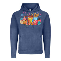 Vintage Denim mexican deserts christmas Vintage Hoodie - MaliasSmallBusiness