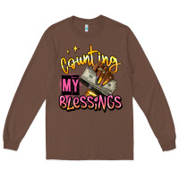 Chestnut counting my blessings afro hands Long Sleeve Tee - RanaPortraitStore