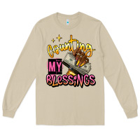 Mushroom counting my blessings afro hands Long Sleeve Tee - RanaPortraitStore