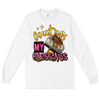 White counting my blessings afro hands Long Sleeve Tee - RanaPortraitStore