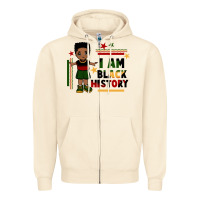Sandshell i am black history black boy  juneteenth Zipper Hoodie - CowGirlArtShop