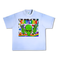 Grape Ice LGBTQ Gaylien Tumbler Urban Heavy Tee - BundleAndBundleShop