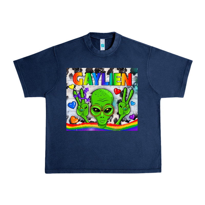 Lgbtq Gaylien Tumbler Urban Heavy Tee by BundleAndBundleShop | Teevron